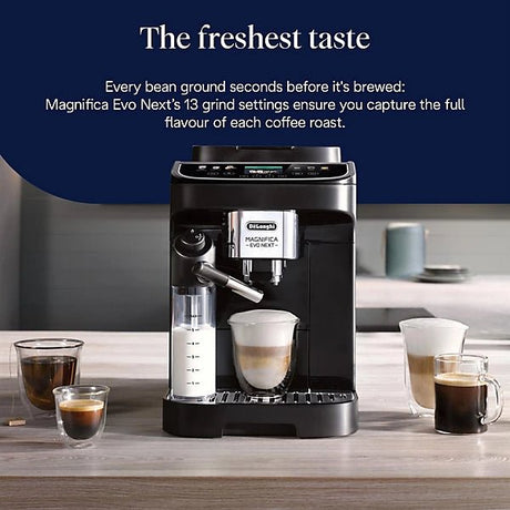 De'Longhi Magnifica Evo Next Bean to Cup Coffee Machine - Black - ECAM310.60.B - COFFEE MAKERS / ACCESSORIES - Beattys of Loughrea