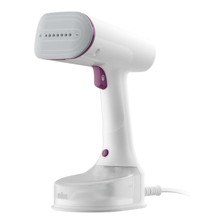 Braun QuickStyle 5 Garment Steamer - White/Purple - GS5011PU - IRONS - Beattys of Loughrea