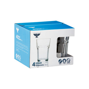 Rayware Manhattan Gift Box 4 Hiball Glasses 30cl - RAYWARE - Beattys of Loughrea