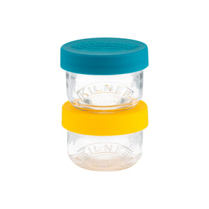 Kilner Set Of 2 Snack And Store Pots 125ml