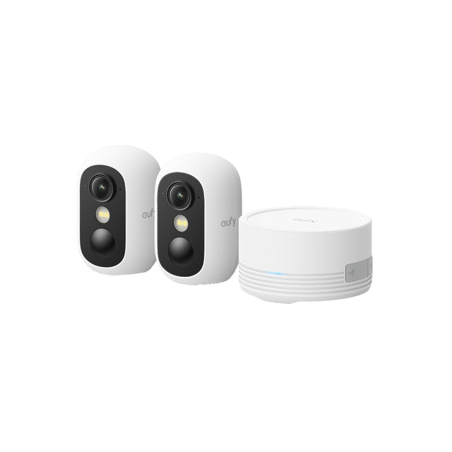 eufyCam C35 2-Camera + HomeBase Mini Security Kit - E811042A
