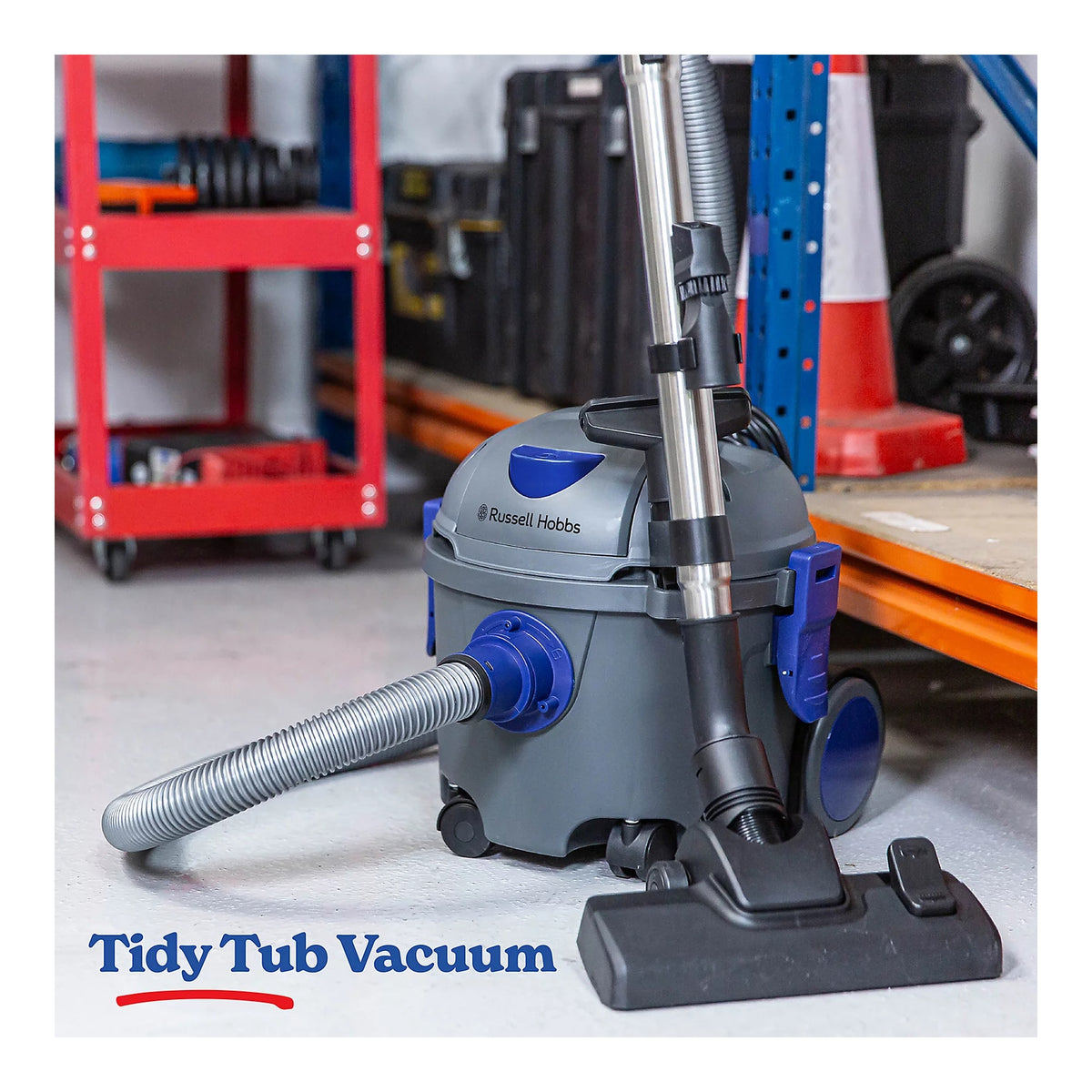 Russell Hobbs Tidy Tub RHTV2001 800W Bagged Cylinder Vacuum Cleaner