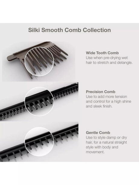 Shark SilkiPro Straight Hair Straightener and Dryer, Mocha Silver HT401UKSL - CURLERS/CRIMPERS/STRAIGHTENERS - Beattys of Loughrea