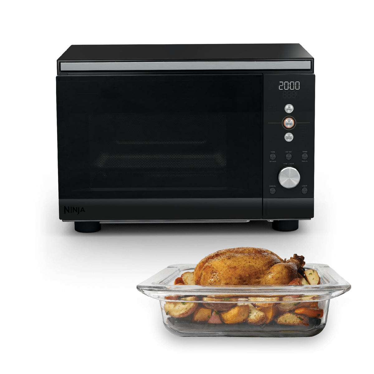 Ninja CRISPi Microwave, Air Fryer & Oven - Black (MW101UKBK1)