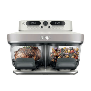 Ninja CRISPi DualZone 8-Function Glass Air Fryer - Bone (DD102UKIV2)