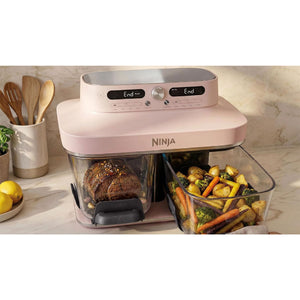 Ninja CRISPi DualZone 8-Function Glass Air Fryer - Rose Quartz (DD102UKPK1)