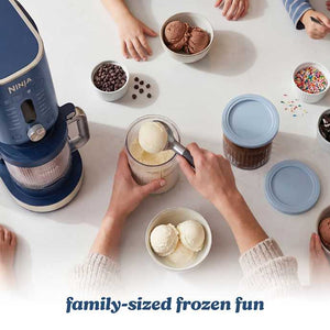Ninja CREAMi XL 11-in-1 Ice Cream Maker, Navy NC601UK