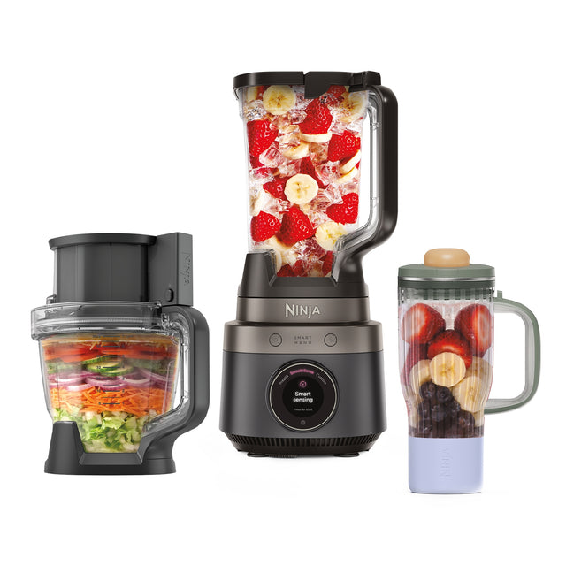 Ninja CrushBoss 3-in-1 Kitchen System with Food Processor & Tumbler - Onyx (LB401UKBK)
