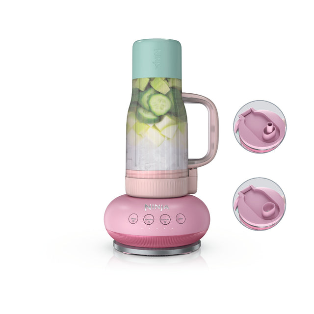 Ninja BlendBOSS 1100W 710ml Personal Blender - Pink Peppercorn (DB351UKPK1BRN)
