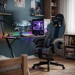 Huzaro Force 4.7 Grey Fabric Mesh Gaming Chair - GAMING & LAPTOP CHAIR / DESK - Beattys of Loughrea