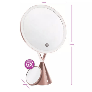 Rio HD Illuminated Makeup Mirror with 5x Magnifier (MMCO) - LIGHT UP MIRROR - Beattys of Loughrea