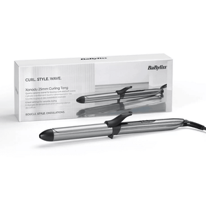 BaByliss Xanadu 25mm Curling Tong with Clamp, C261U - CURLERS/CRIMPERS/STRAIGHTENERS - Beattys of Loughrea
