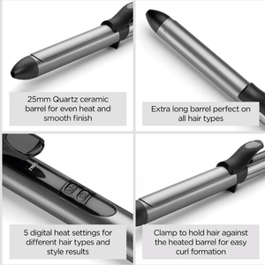 BaByliss Xanadu 25mm Curling Tong with Clamp, C261U - CURLERS/CRIMPERS/STRAIGHTENERS - Beattys of Loughrea