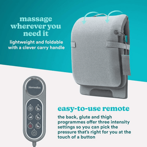 HoMedics Full Body Flex Massage Cushion with Heat, MCS-512H-EB - HEAT MASSAGERS - Beattys of Loughrea