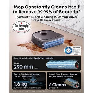 eufy Robot Vacuum Omni E35 with All-in-One Station, Black - ROBOT VACUUM CLEANER - Beattys of Loughrea