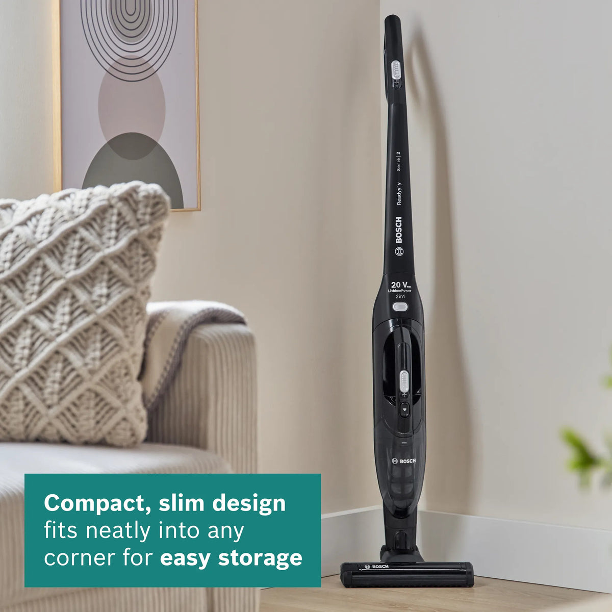 Bosch Readyy'y Series 2 Cordless Vacuum, Black | BCHF220GB - VACUUM CLEANER NOT ROBOT - Beattys of Loughrea