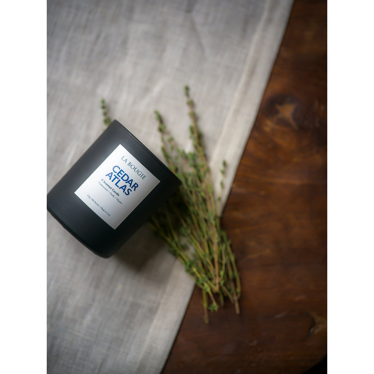 La Bougie Cedar Atlas Candle 220g - CANDLES - Beattys of Loughrea