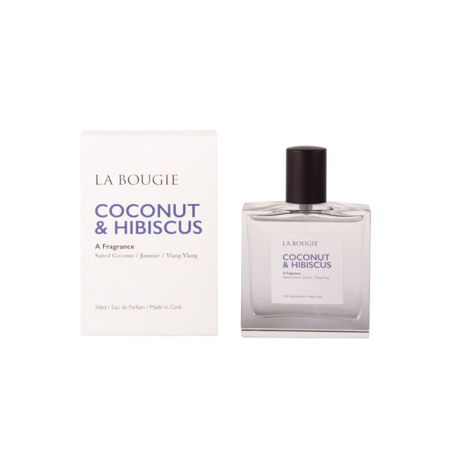 La Bougie Coconut & Hibiscus Eau de Parfum 50ml - POT POURRI/AROMATHERAPY/OILS/DIFFUSER - Beattys of Loughrea
