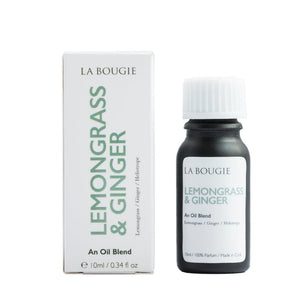 La Bougie Lemongrass & Ginger Oil Blend - POT POURRI/AROMATHERAPY/OILS/DIFFUSER - Beattys of Loughrea