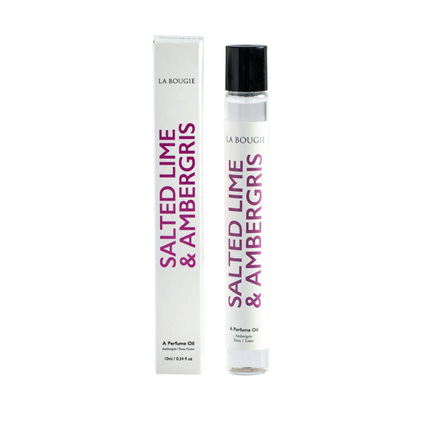 La Bougie Salted Lime & Ambergris Perfume Oil Rollerball - POT POURRI/AROMATHERAPY/OILS/DIFFUSER - Beattys of Loughrea