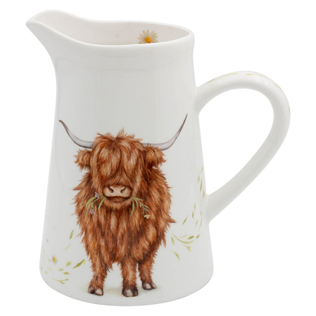 Highland Cow Jug – Clemency Bunn Design - JUGS - Beattys of Loughrea
