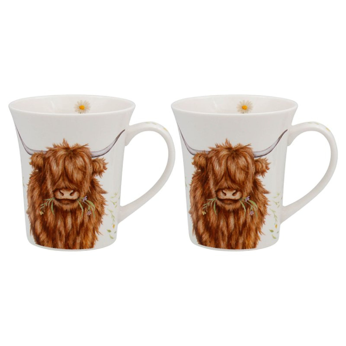Highland Cow Mugs, Set of 2 – Clemency Bunn Design - MUG SETS - Beattys of Loughrea