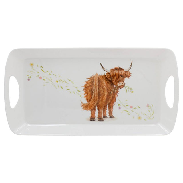 Highland Cow Medium Tray – Clemency Bunn Design - GENERAL LOOSE WARE - Beattys of Loughrea