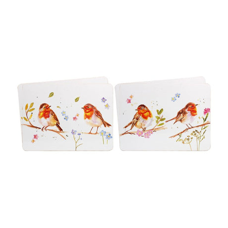Jennifer Rose Robins Placemats, Set of 4