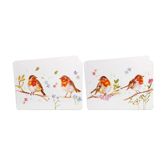 Jennifer Rose Robins Placemats, Set of 4