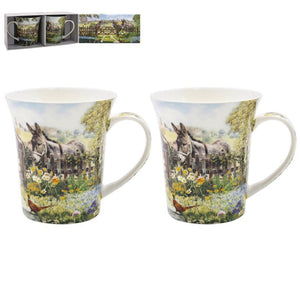 Donkey Mugs, Set of 2 - Mug Sets - Beattys of Loughrea