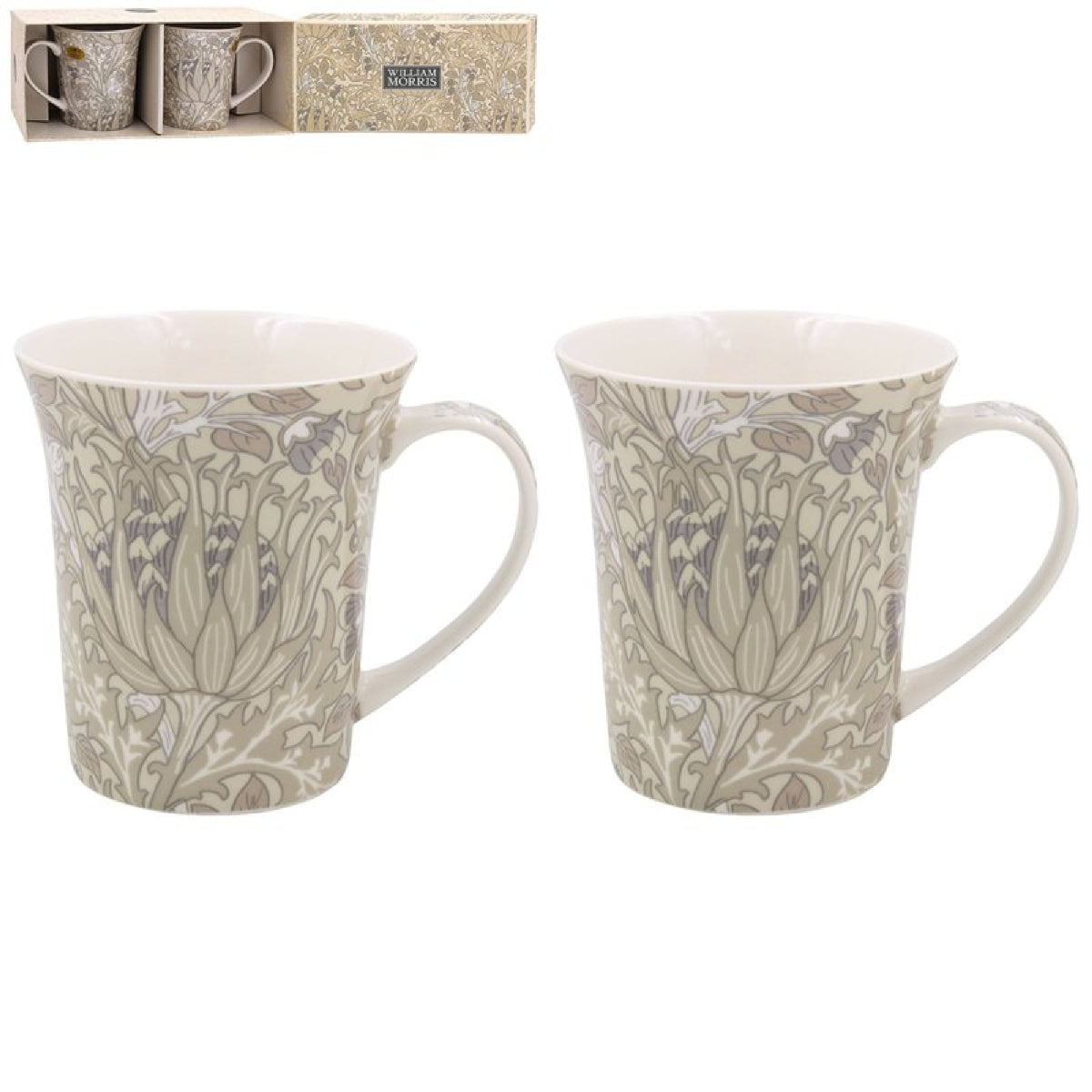 Artichoke Mugs, Set of 2 – William Morris Design - Mug Sets - Beattys of Loughrea