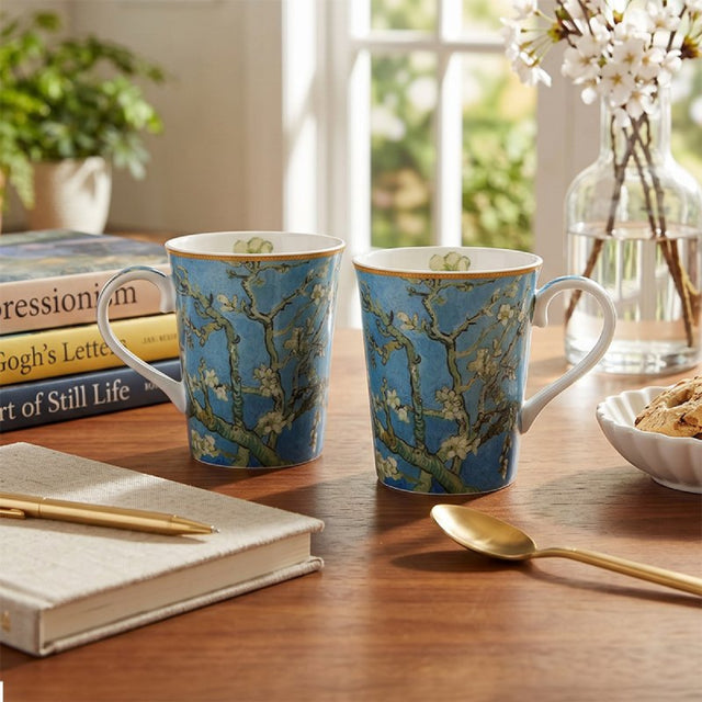 Almond Blossom Mugs, Set of 2 – Vincent van Gogh - GENERAL LOOSE WARE - Beattys of Loughrea