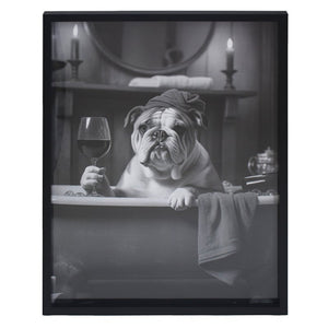 Bulldog Wall Art, 45 x 60cm - PICTURES, PAINTINGS - Beattys of Loughrea