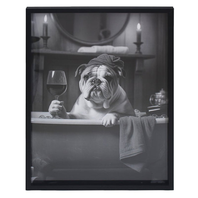 Bulldog Wall Art, 45 x 60cm - PICTURES, PAINTINGS - Beattys of Loughrea