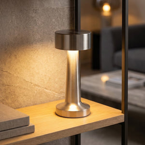 LED Touch Lamp - Silver - TABLE/BEDSIDE LAMPS - Beattys of Loughrea