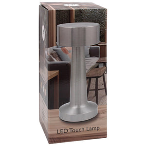 LED Touch Lamp - Silver - TABLE/BEDSIDE LAMPS - Beattys of Loughrea