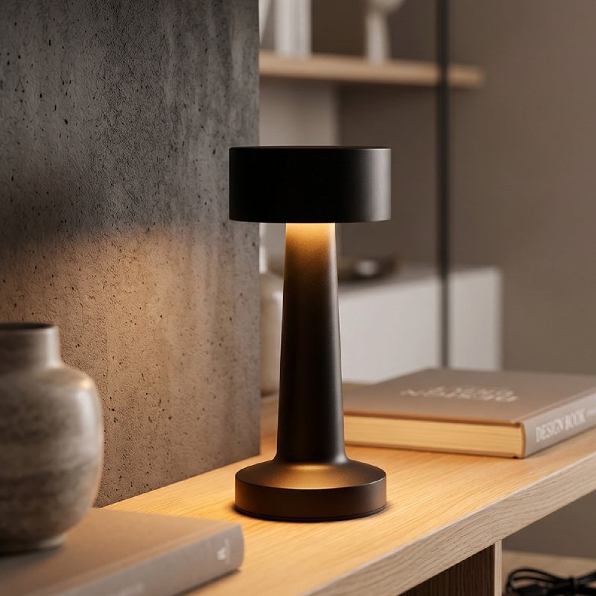 LED Touch Lamp - Black - TABLE/BEDSIDE LAMPS - Beattys of Loughrea