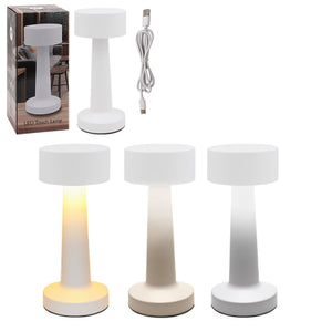 LED Touch Lamp - White - TABLE/BEDSIDE LAMPS - Beattys of Loughrea