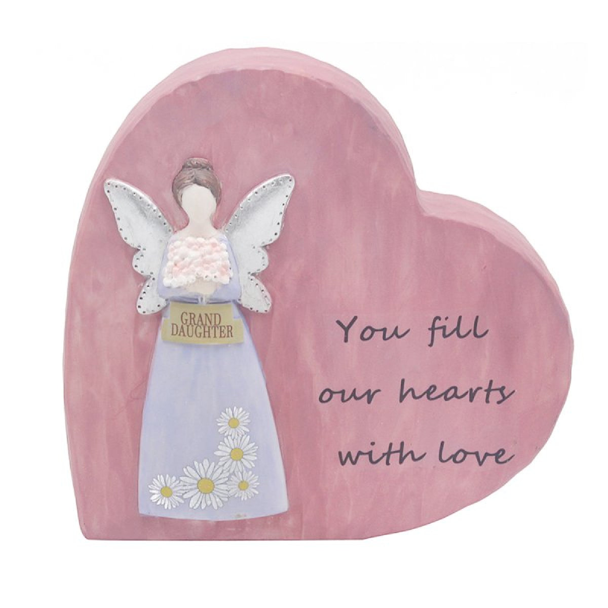 Love & Affection Heart Plaque - Granddaughter - ORNAMENTS - Beattys of Loughrea