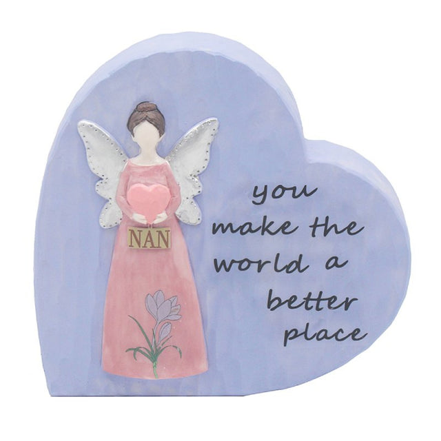 Love & Affection Heart Plaque – Nan - ORNAMENTS - Beattys of Loughrea