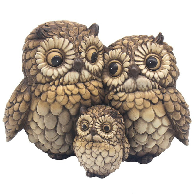 Twin Owls With Baby Ornament - Ornaments - Beattys of Loughrea
