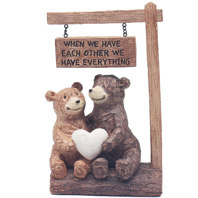 Bear Family Ornament – "When We Have Each Other We Have Everything" - ORNAMENTS - Beattys of Loughrea