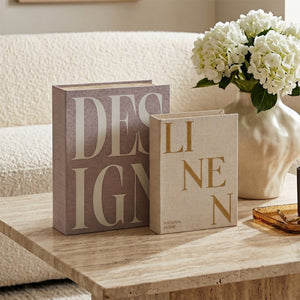 Set of 2 Decorative Book Boxes – Design - ORNAMENTS - Beattys of Loughrea