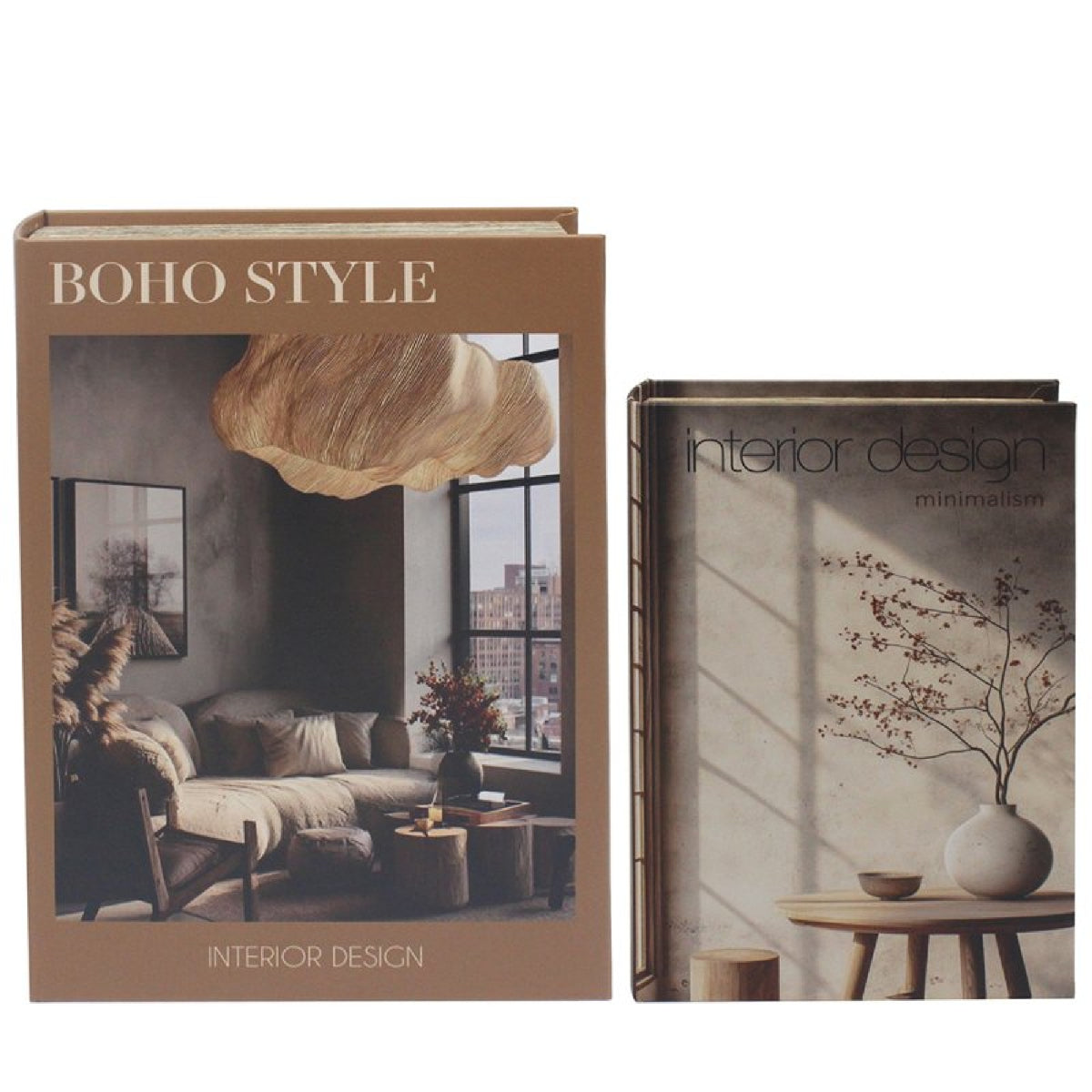 Set of 2 Decorative Book Boxes – Boho - ORNAMENTS - Beattys of Loughrea