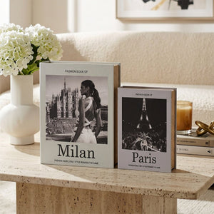 Set of 2 Decorative Book Boxes – Paris - ORNAMENTS - Beattys of Loughrea