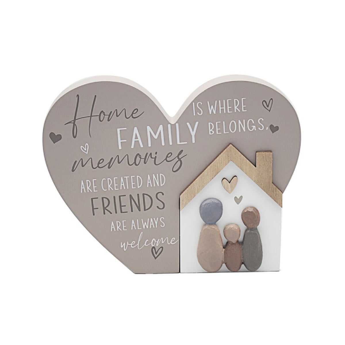 Home Heart Plaque - ORNAMENTS - Beattys of Loughrea