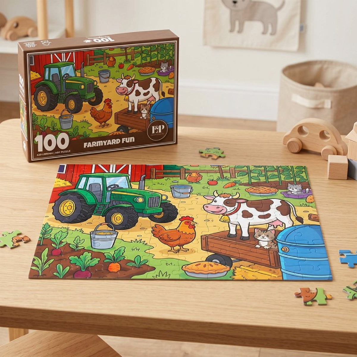 Farm 100 Piece Jigsaw Puzzle - JIGSAWS - Beattys of Loughrea