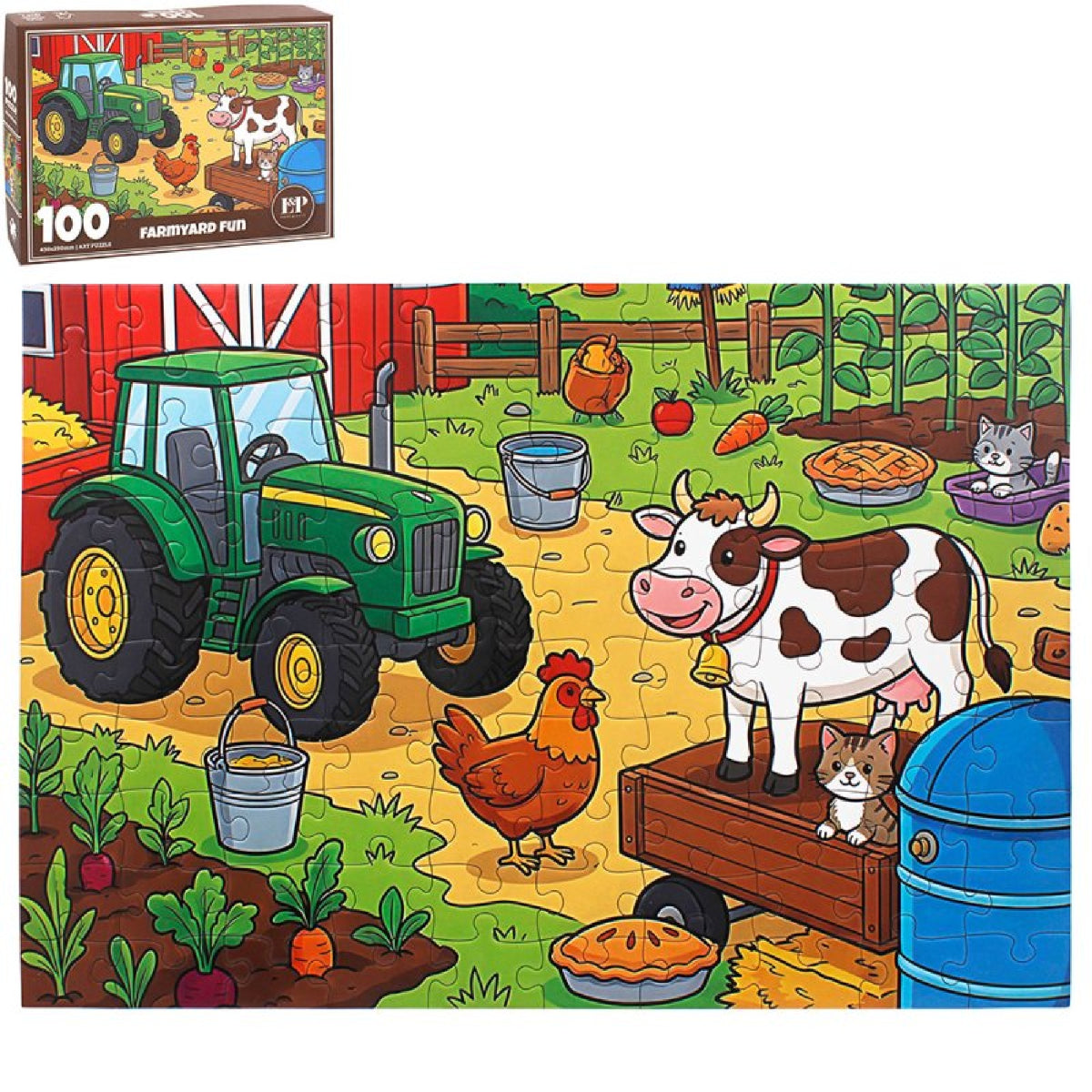 Farm 100 Piece Jigsaw Puzzle - JIGSAWS - Beattys of Loughrea