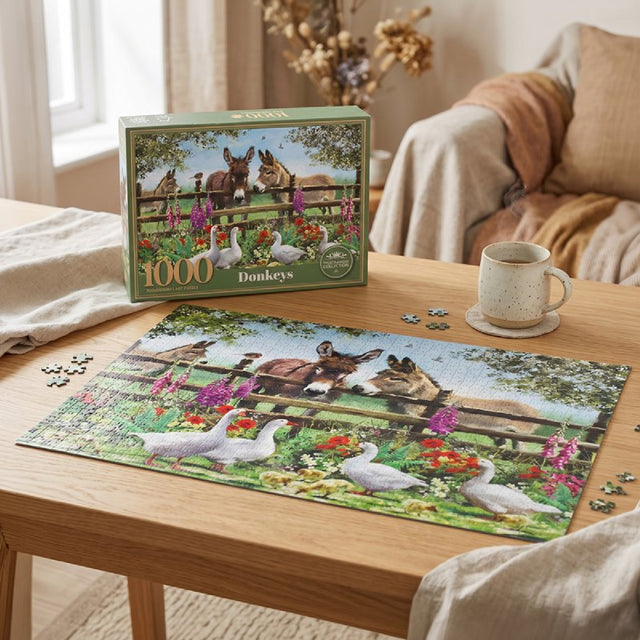 Donkeys Jigsaw Puzzle - 1000 Pieces - JIGSAWS - Beattys of Loughrea