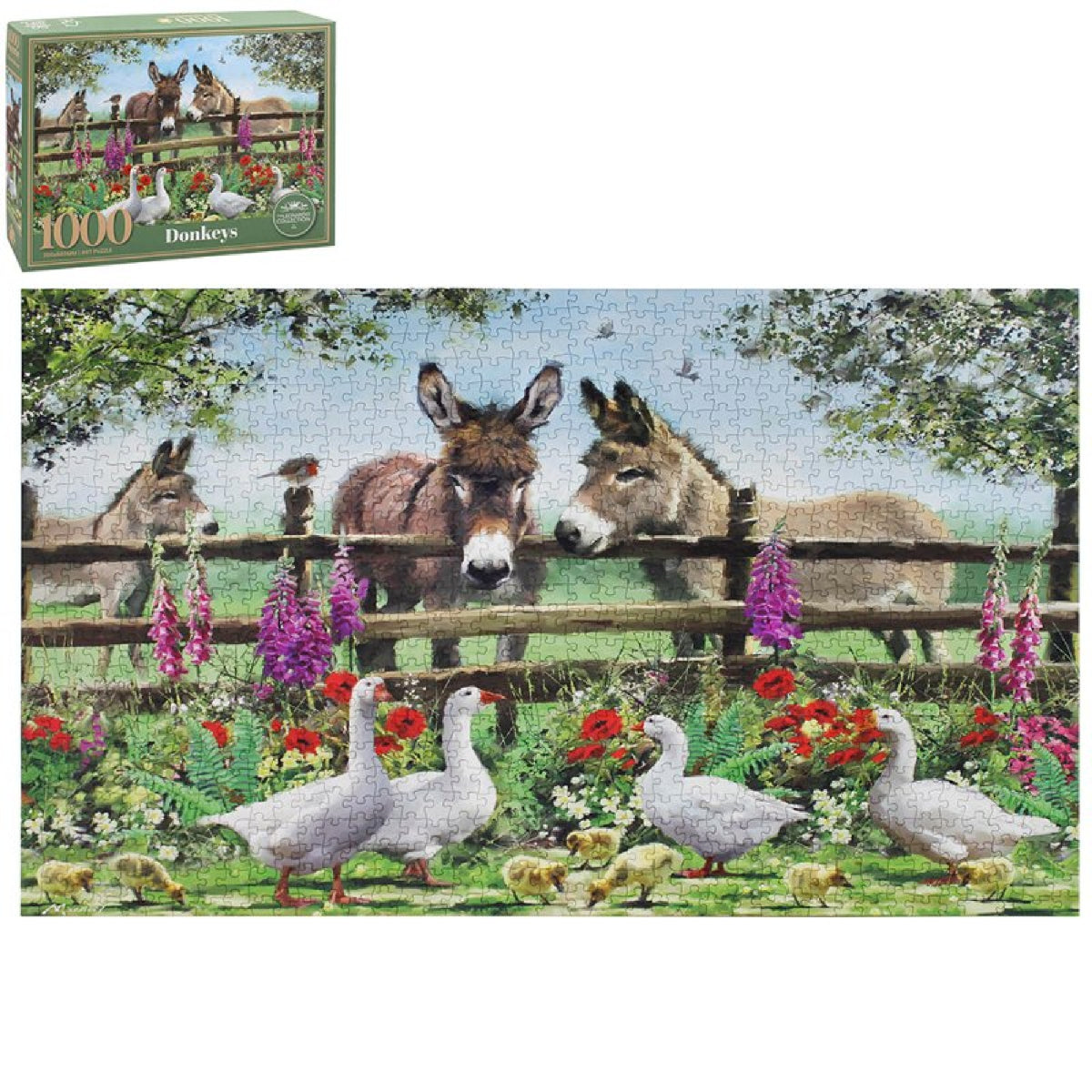 Donkeys Jigsaw Puzzle - 1000 Pieces - JIGSAWS - Beattys of Loughrea